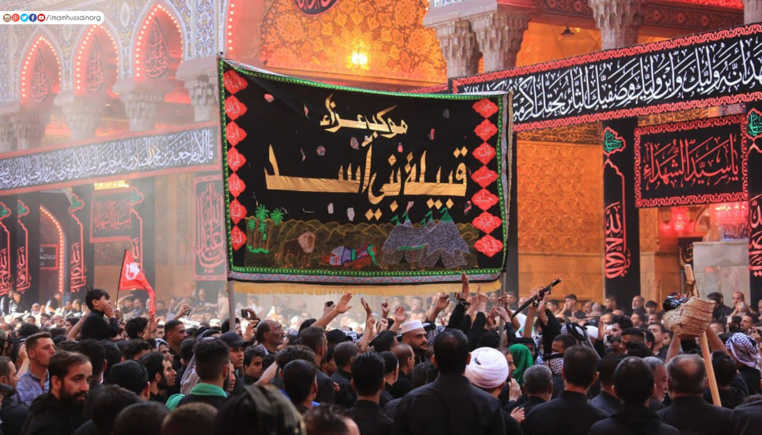 انطلاق عزاء بني اسد في ذكرى دفن الاجساد الطاهرة في كربلاء المقدسة