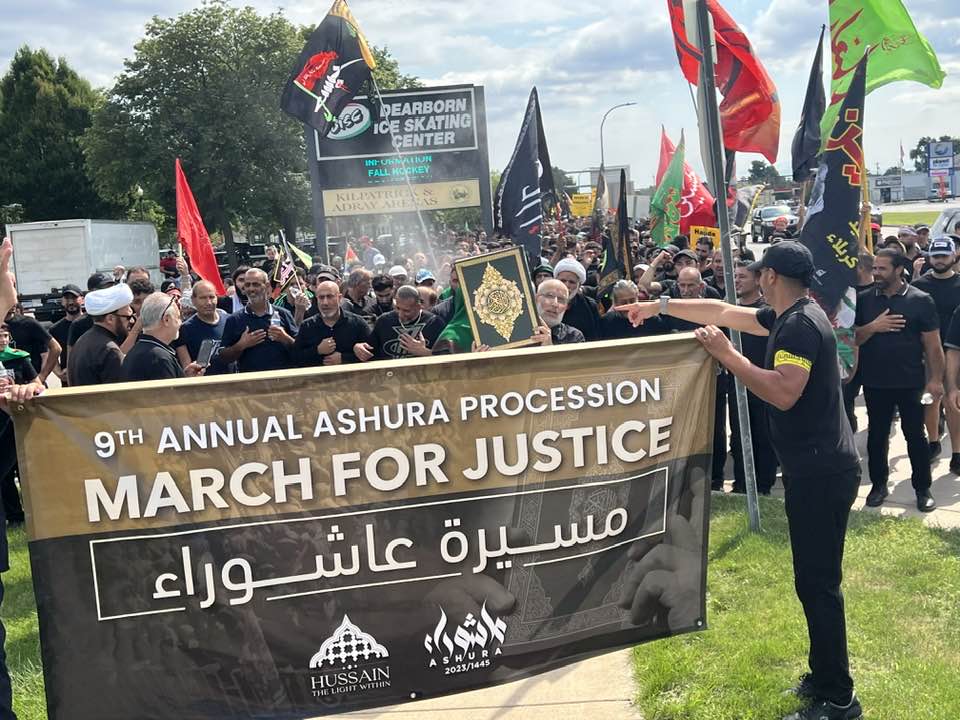 Video: Ashura mourning procession and defense of Quran in Dearborn, Michigan State, US