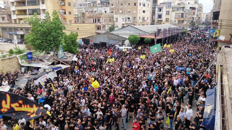 الضاحية الجنوبية لبيروت تشيّع شهيد الغدر أحمد قصاص: لن نسمح بالفتنة