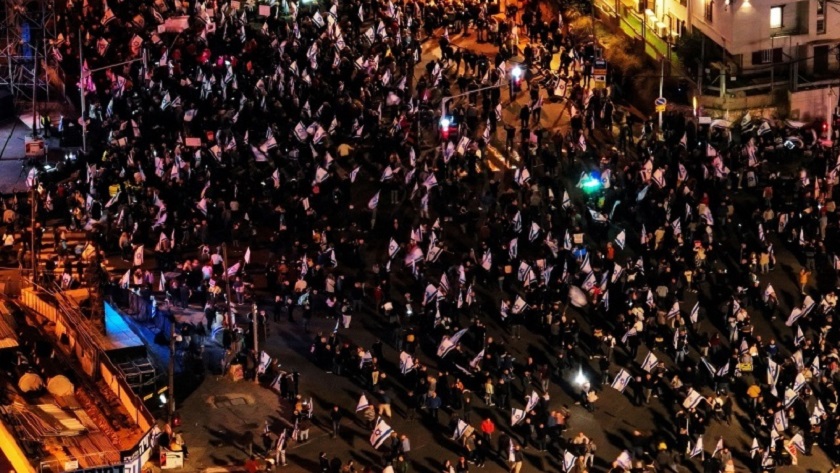 Protests against Netanyahu continue in occupied Palestine