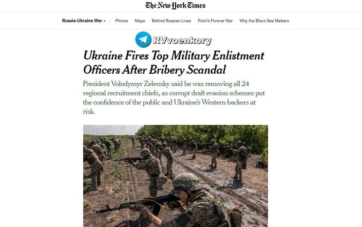 New York Times Ukrayna Silahlı Qüvvələrinin itkilərini açıqladı: Hücum zamanı 150 mindən çox hərbçi...