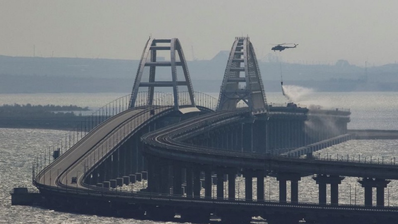 Ukrainischer Raketenangriff auf Krim-Brücke vereitelt