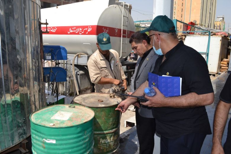 المنتجات النفطية في كربلاء تعد خطة خاصة بزيارة الاربعين 