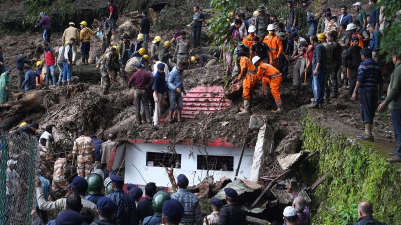  Mindestens 58 Tote durch Regen und Erdrutsche in Indien