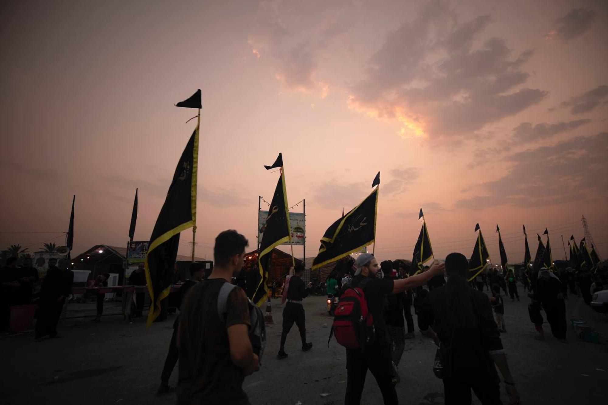 Road to Heaven, Arbaeen visitors arrive at Qurna district