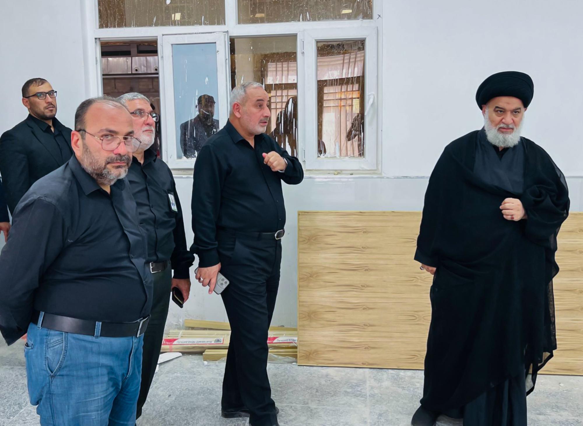 Sayed al-Safi briefed on preparations al-Abbas service complex to serve Arbaeen visitors