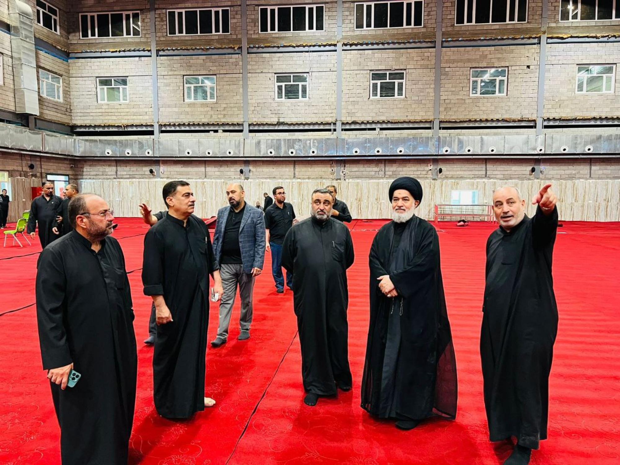Sayed al-Safi bumisita sa service complex ng al-Abbas upang siyasatin ang paghahanda nito sa Ziyarat Arba'een