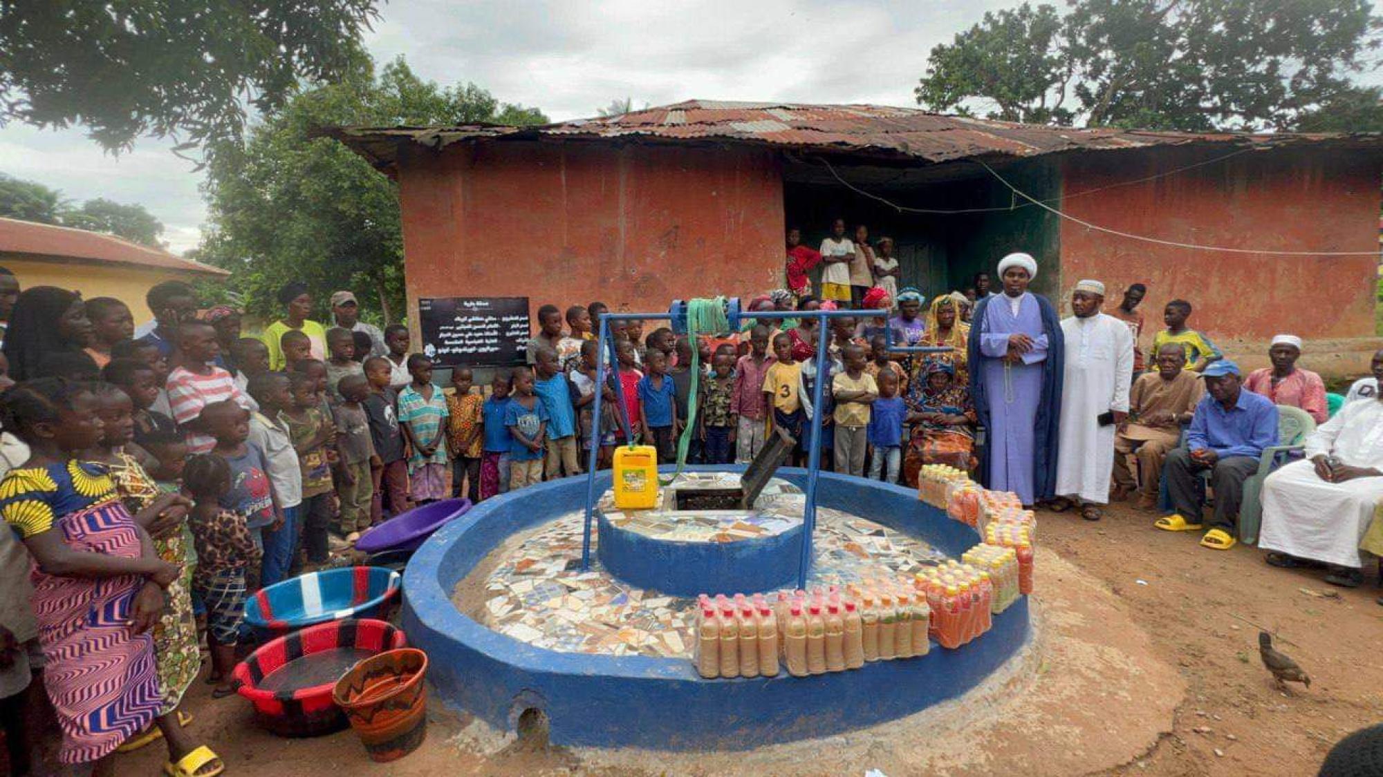 Al-Abbas holy shrine opens a new well in the African state of Sierra Leone