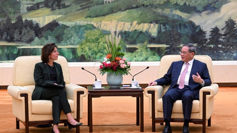  中国首相、「米が我が国と向き合って進むよう望む」