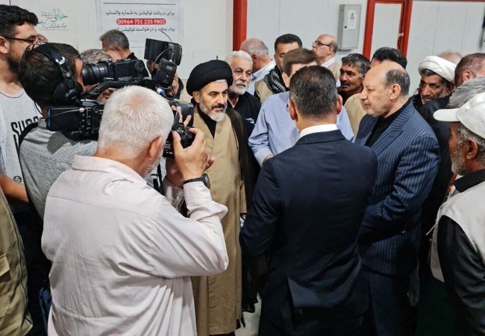 Ang kinatawan ng Kataas-taasang Pinuno ng Iran ay bumisita sa Arbaeen Moukeb na nakabase sa Erbil
