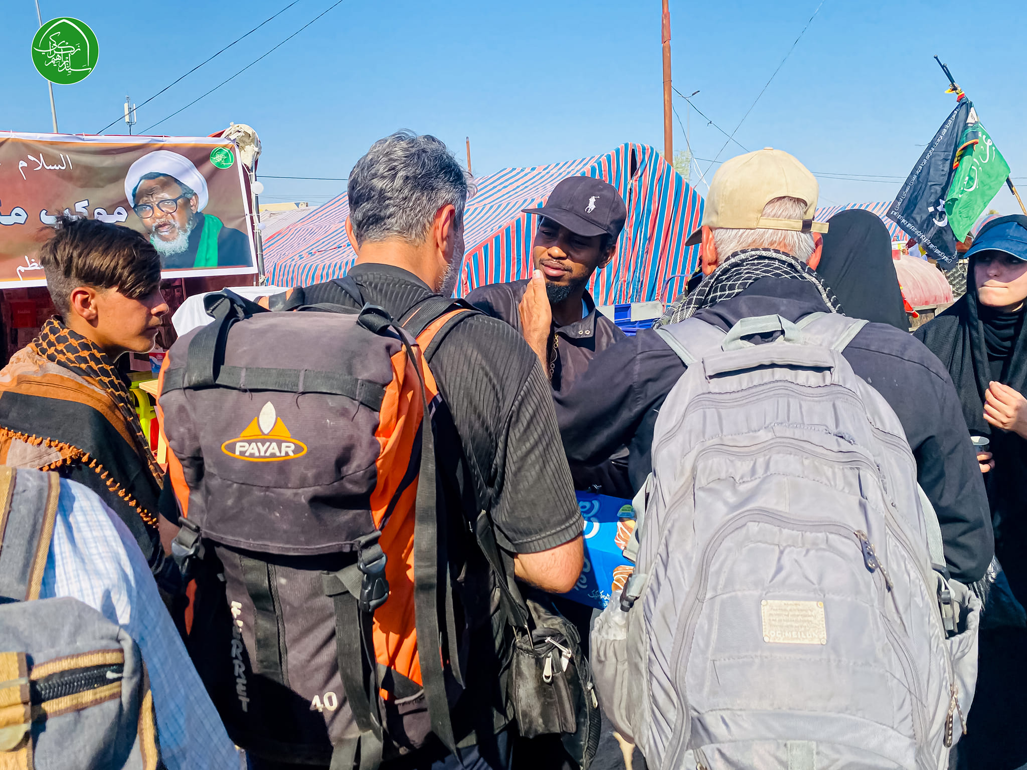 Mevkib "Šejh Ibrahim Zakzaki" na usluzi hodočasnicima marša povodom Erbeina