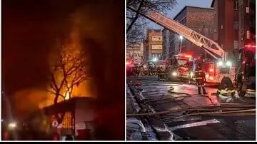 दक्षिण अफ्रीका में बिल्डिंग में लगी भयानक आग, 73 से ज्यादा की मौत