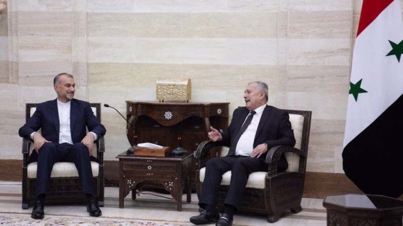  Besuch in Syrien: Amir-Abdollahian bekräftigt Bereitschaft Teherans, Beziehungen zu Damaskus auszubauen