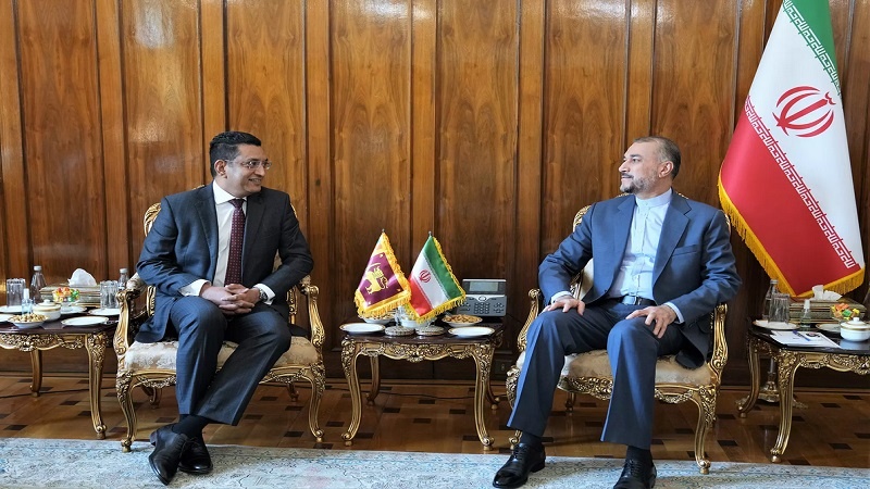 Emir Abdullahiyan'dan Sri Lanka ile işbirliğinin kapsamlı bir şekilde geliştirilmesine vurgu