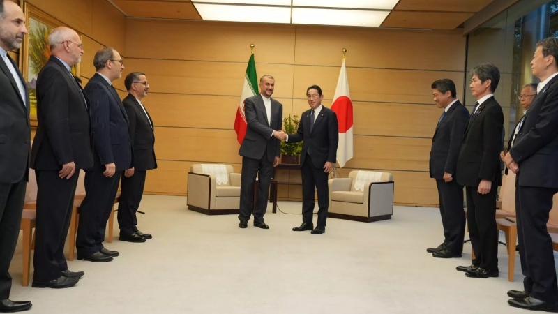 阿卜杜拉希杨与日本首相会晤 阿卜杜拉希杨与日本首相会晤