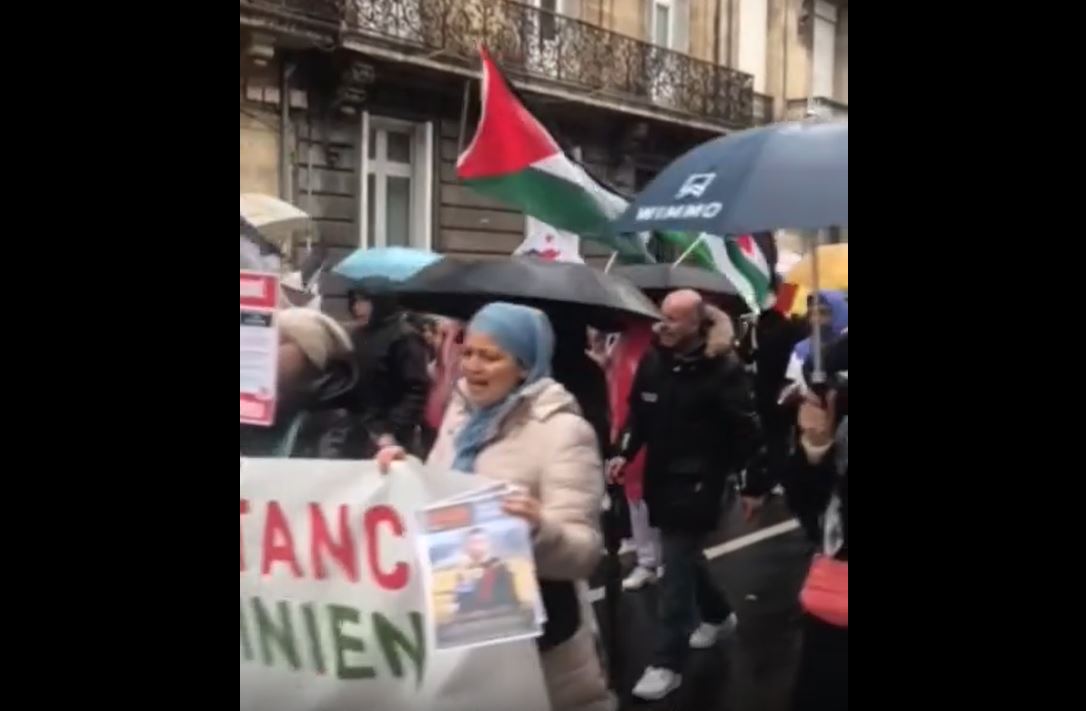 Video: Solidarity with Palestine in Bordeaux, France