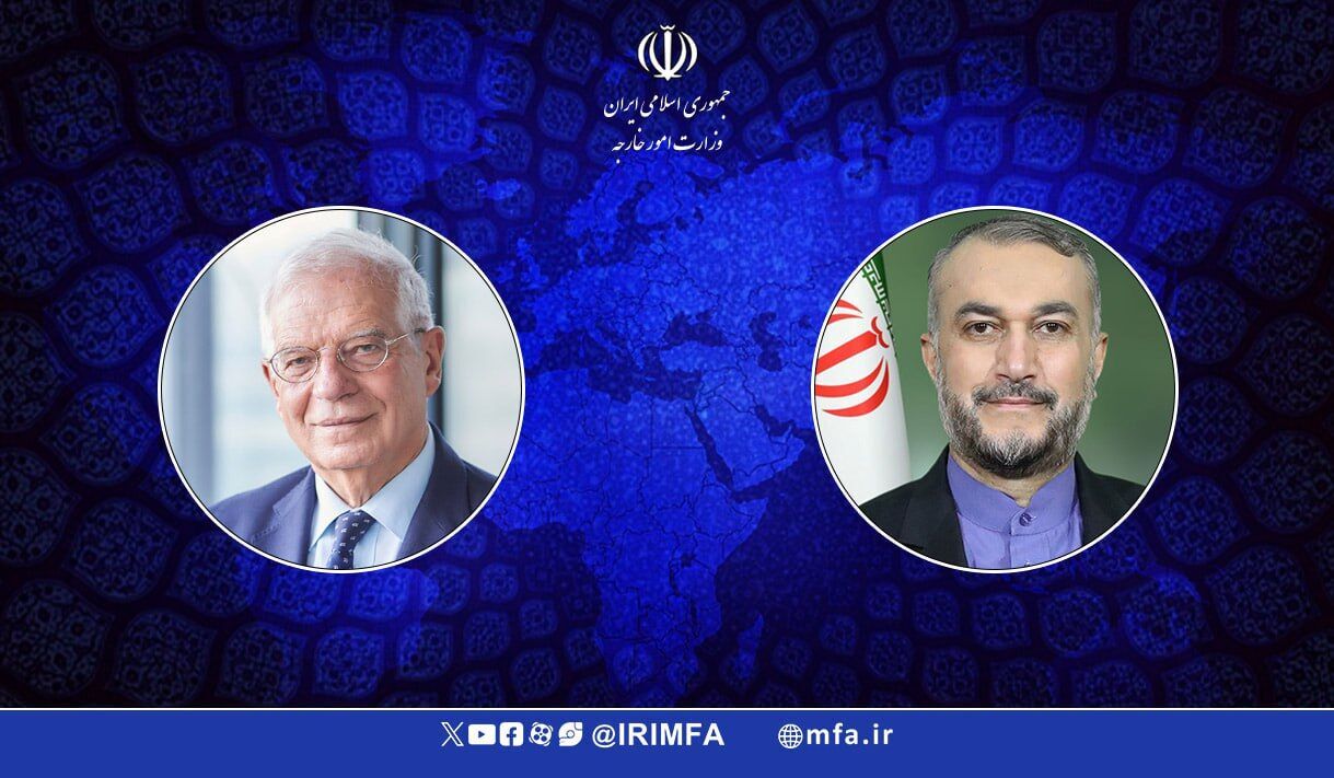 Iran FM calls for EU’s more effective steps to help stop Zionist invasion of Gaza