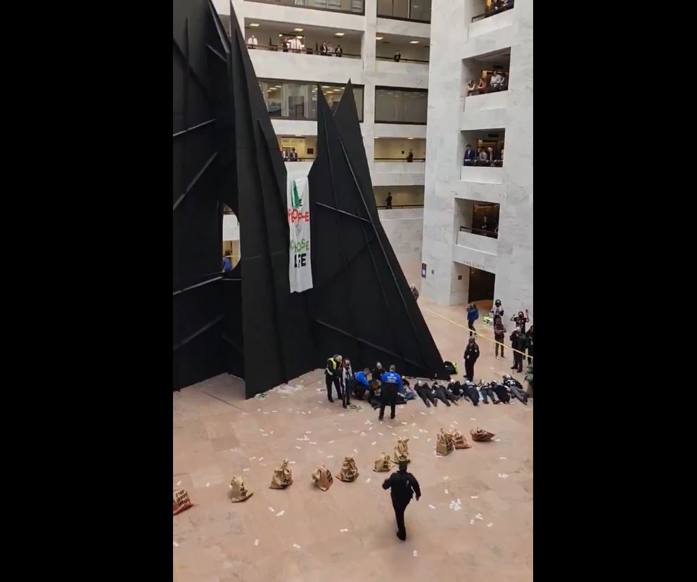 Video: US Capitol Police arrest several protesters demanding an immediate ceasefire in Gaza
