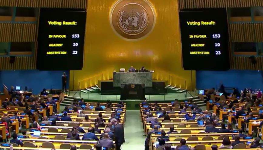 Video: UN General Assembly voted for immediate humanitarian ceasefire in Gaza