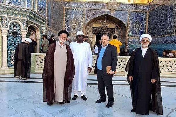  Senegalese Presidential advisor visit Hazrat Masoumeh Holy Shrine in Qom