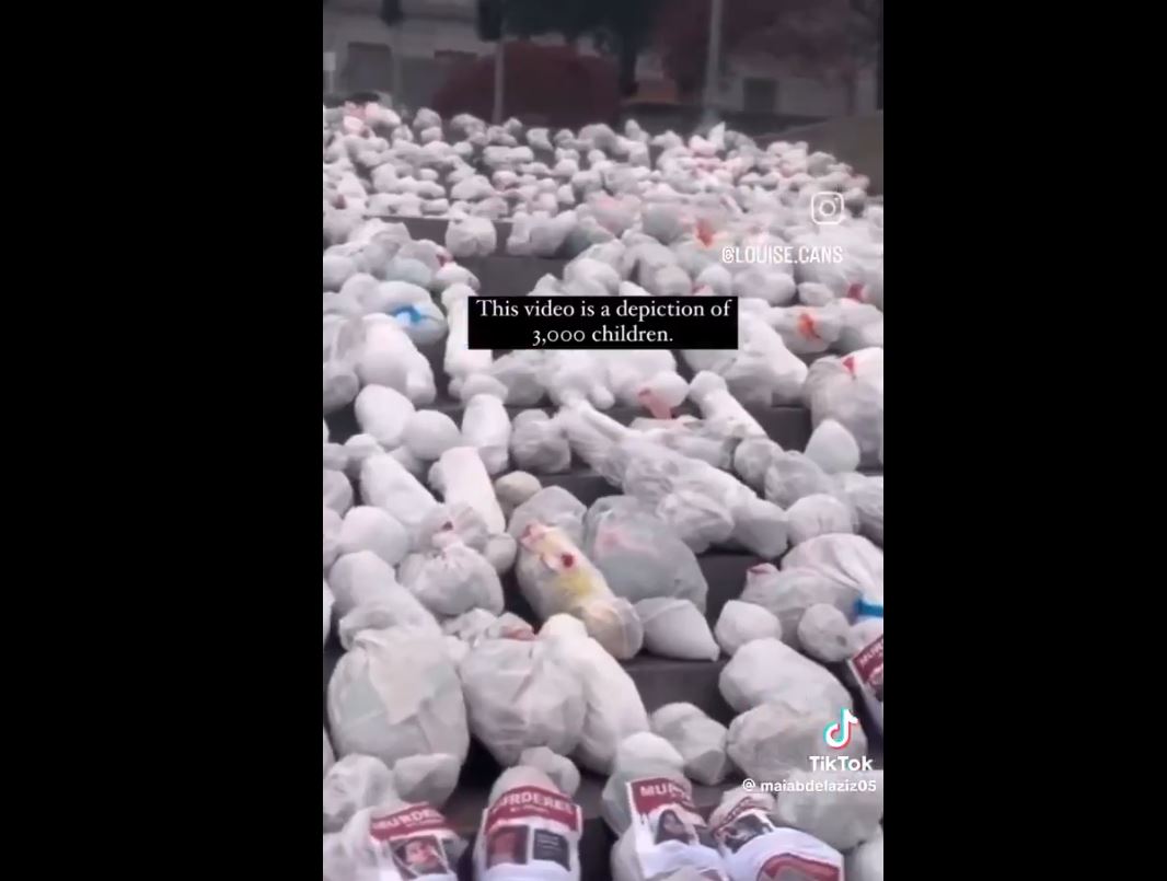 Video: Pennsylvania protest for Palestine, "Ceasefire in Gaza Now"