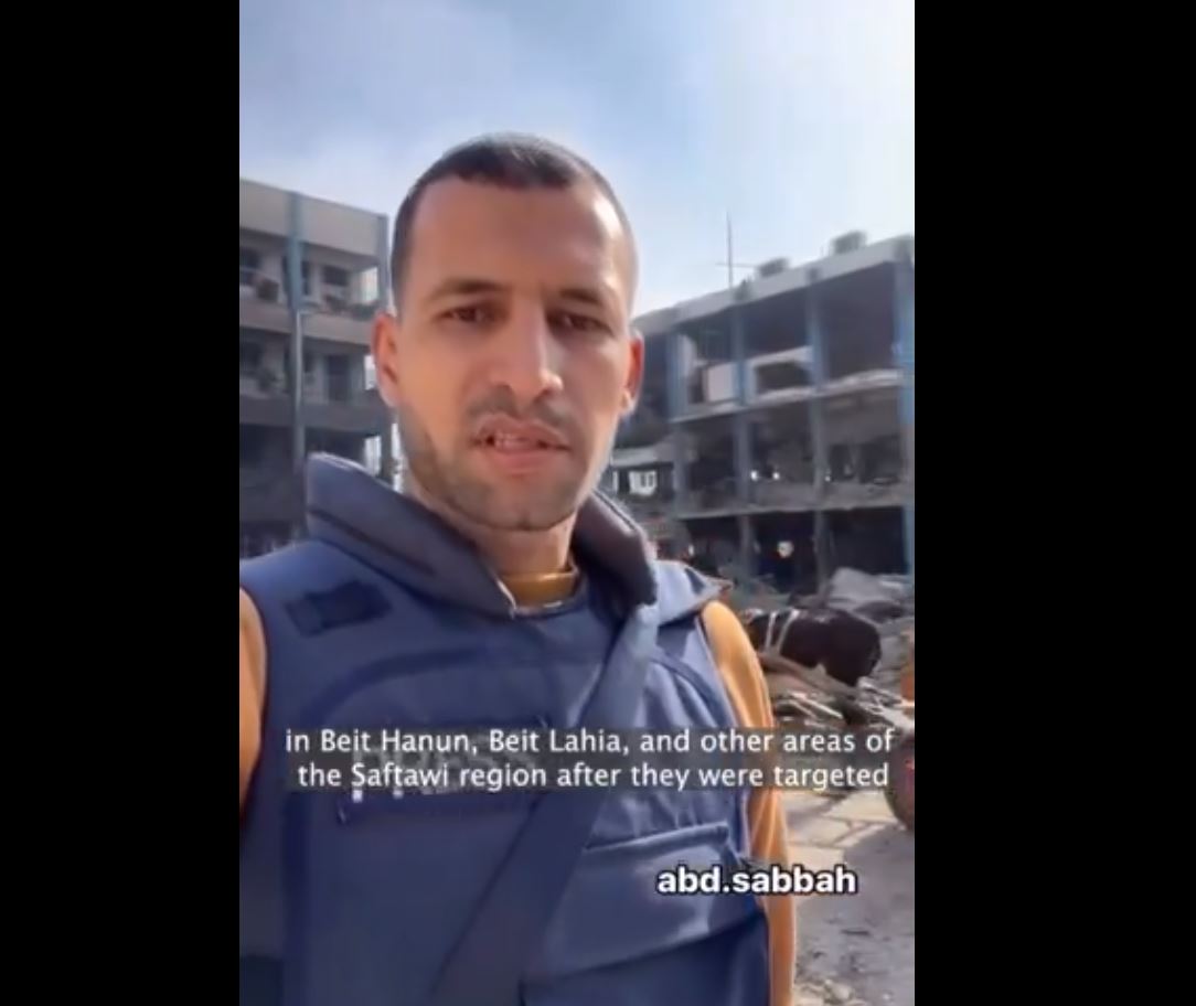 Video: Massive destruction at UNRWA school shelter for thousands of displaced people in northern Gaza 