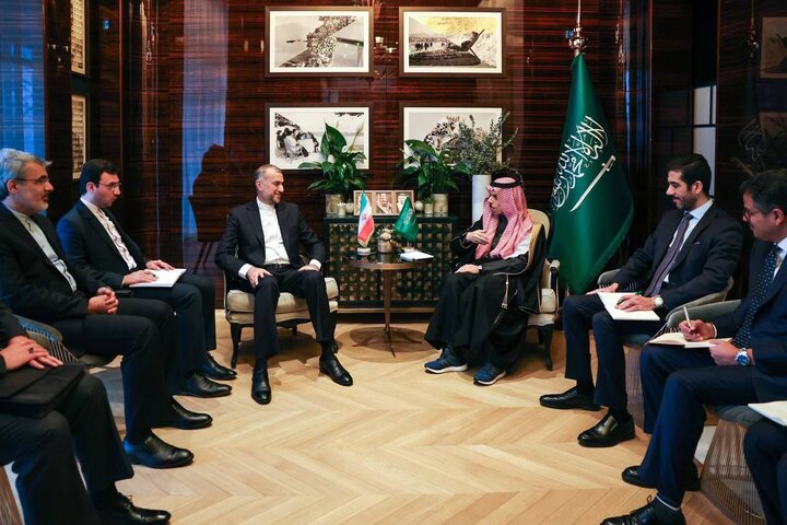Idiniin ni FM Amir Abdollahiyan, ang Saudi FMs ang pangangailangan para sa agarang tigil-putukan sa Gaza
