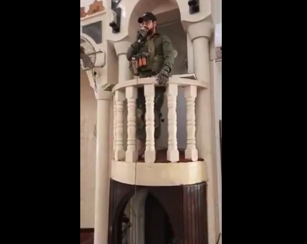 Video: Israeli soldiers vandalized a Mosque in Jenin, West Bank performed Jewish songs with its speakers