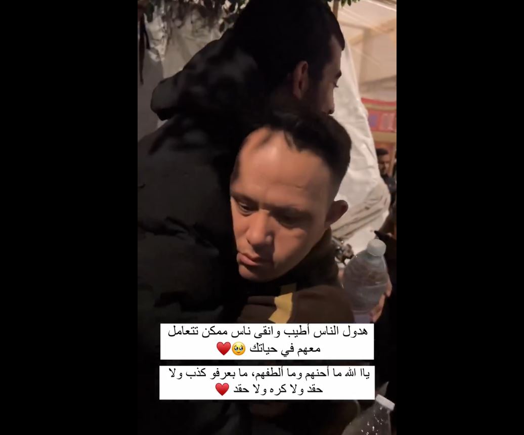 Video: A Palestinian with down syndrome helps distribute water in Gaza