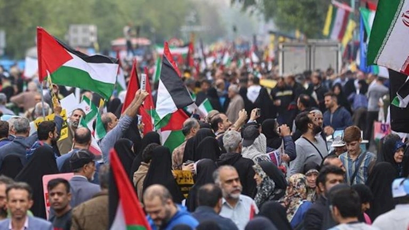 Massive anti-Zionists demonstration held across Islamic Iran