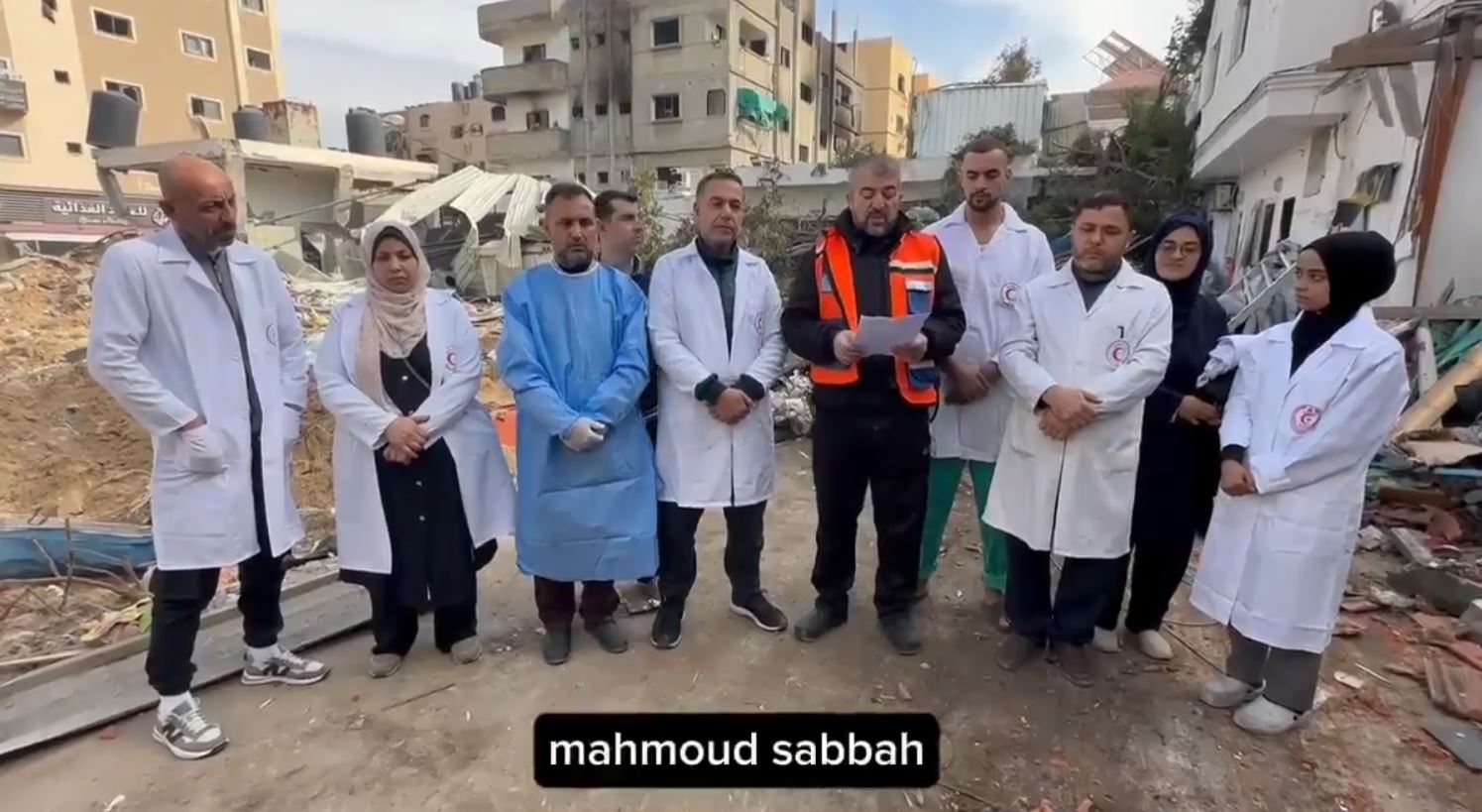 Video: Zionist regime opens fire during a Ministry of Health press conference at Kamal Adwan hospital