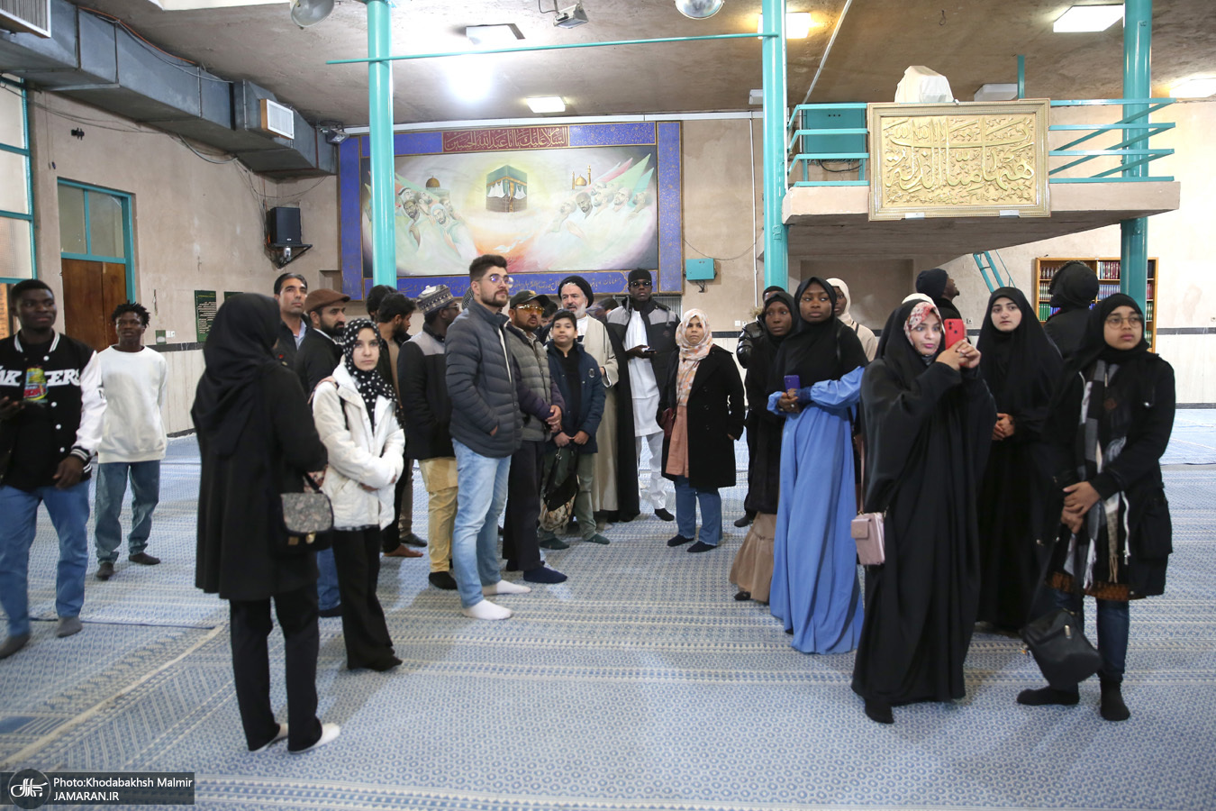 تقرير مصور/ جمع من طلاب جامعة أهل البيت (ع) الدولية يتفقدون جماران