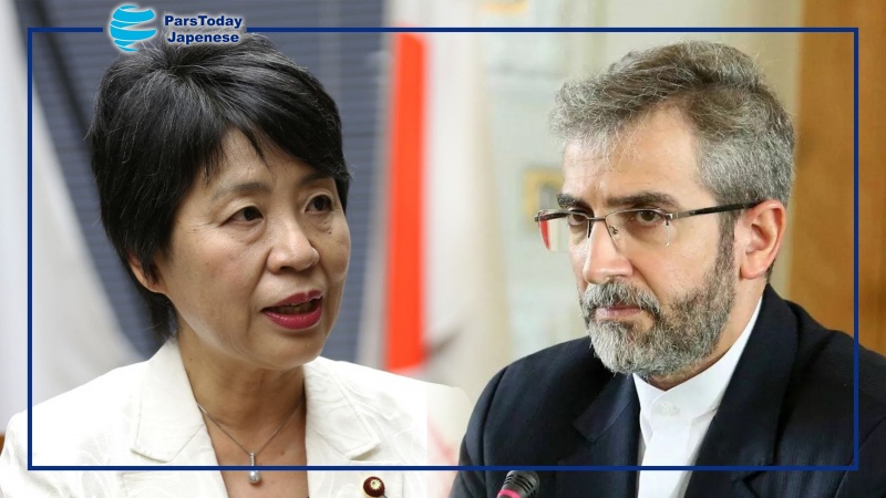 イラン外務次官が日本外相と会談