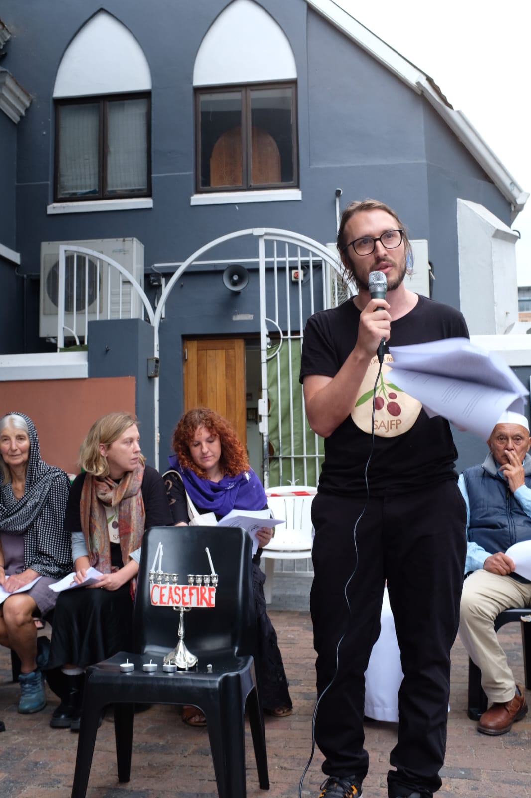 Video / Photos: SAJFP held Shabbat in solidarity with Palestine, against Israeli Genocide in Gaza