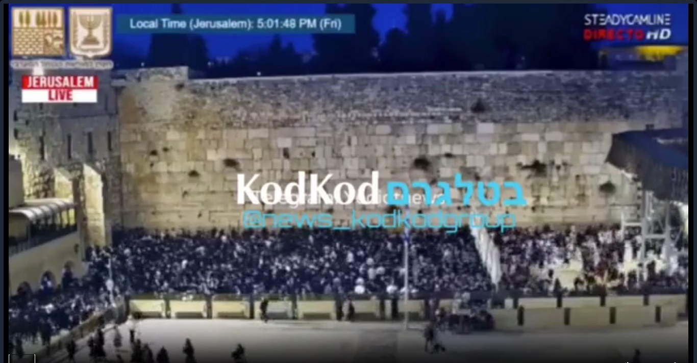 Fələstin torpaqlarını işğal etmiş cühüdlər Müqavimət Qüvvələrinin raketlərini gördükdə “ibadətdən” də qaçdılar Video