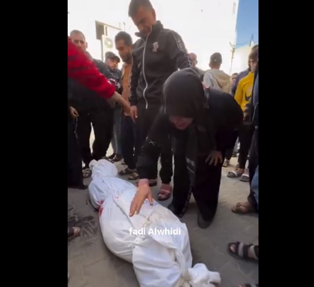 Video: A grieving mother bids a final farewell to her son murdered in Israeli airstrike in Gaza
