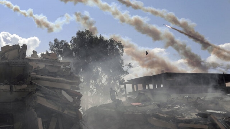 Rudal Perlawanan Palestina Hujani Tel Aviv
