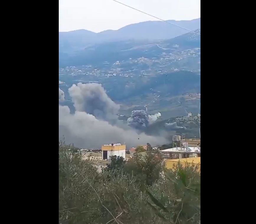 Video: Israeli occupation warplanes again bombardment southern Lebanon