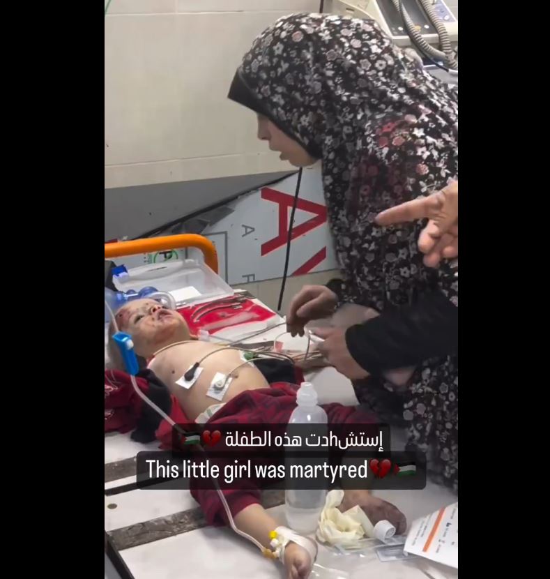 Video: Another Palestinian mother loses her baby in an Israeli brutal airstrike on Gaza