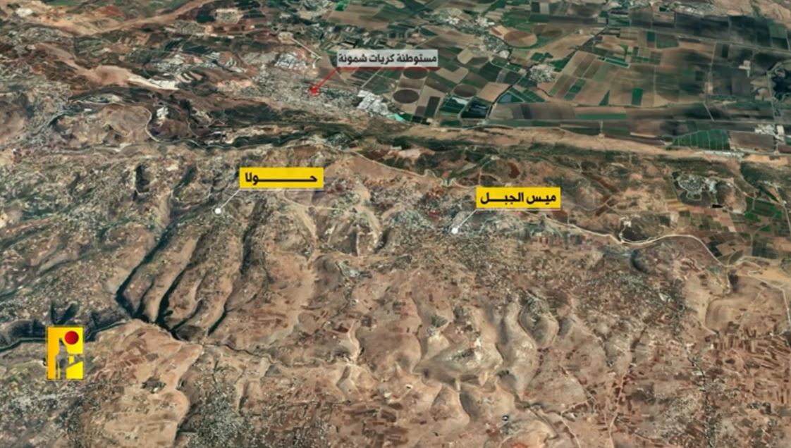 Video: Hezbollah targeted an enemy vehicle in "Beit Hillel" inside occupied Palestinian territories
