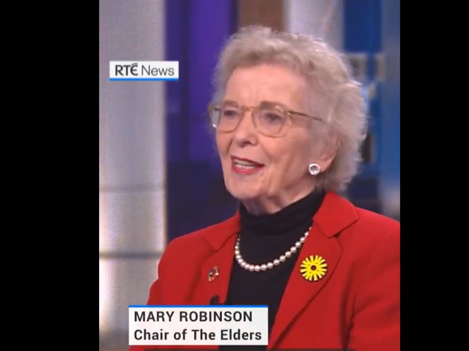 Video: Former Irish President expresses criticism of US complicity in Israeli crimes in Gaza