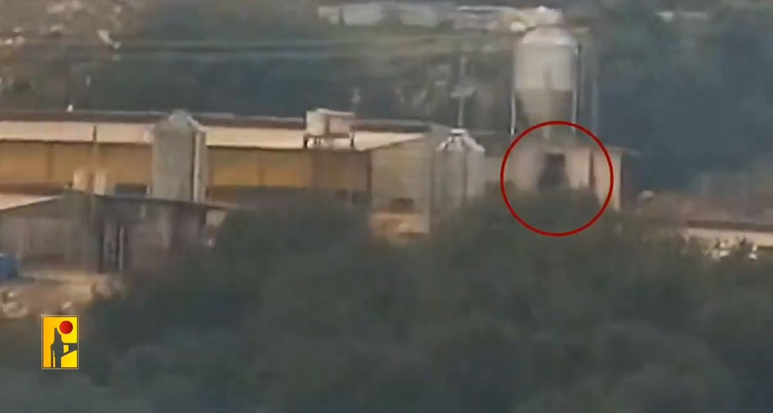 Video: Hezbollah targeting settlement farms of Doviv near Lebanese-Palestinian border 