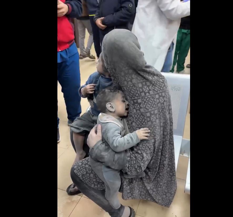 Video: Palestinian mother and her children miraculously rescued from rubble of their home in Gaza