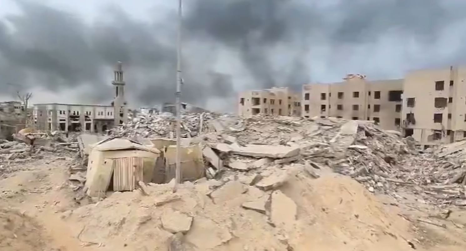 Video: Sheikh Zayed area in north of Gaza completely destroyed by Israeli forces aggression on Gaza