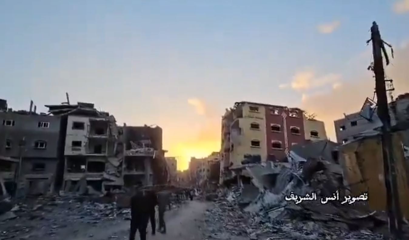 Scenes of destruction caused by Israeli occupation forces in Jabalia, north Gaza