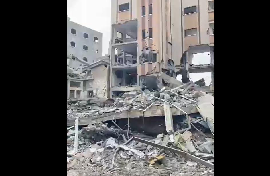 فيديو | شاهد الدمار الكبير في حي الشجاعيــة شرقي غزة