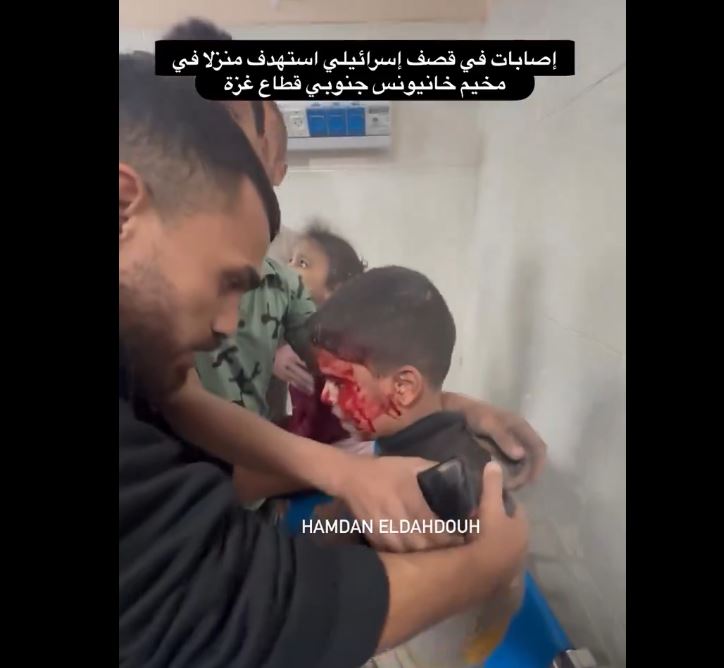 Video: 6 martyred, multiple injured in Israeli airstrike targeting a home in Khan-Younis, Gaza