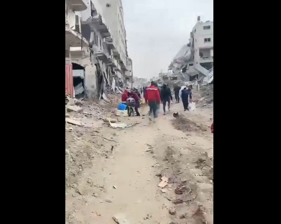 Video: Destruction caused by Israeli occupation forces on Baghdad Street in Shujaiya, Gaza