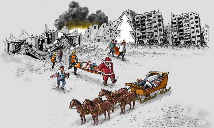 کاریکاتور | کریسمس در غزه