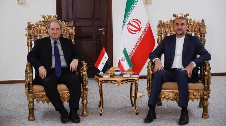 Iran, Syria FMs share stance on need to end Israeli Gaza genocide